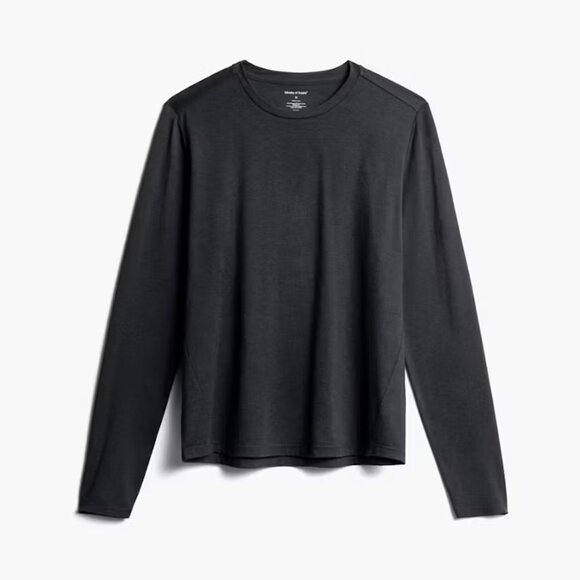 Ministry of Supply Men's Composite Merino Long Sleeve Tee, Black, Size Medium - Picture 5 of 5